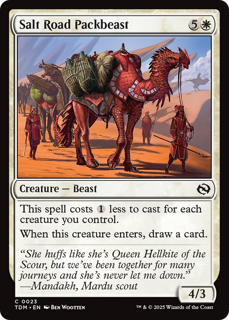 Salt Road Packbeast (023) Foil - Tarkir: Dragonstorm