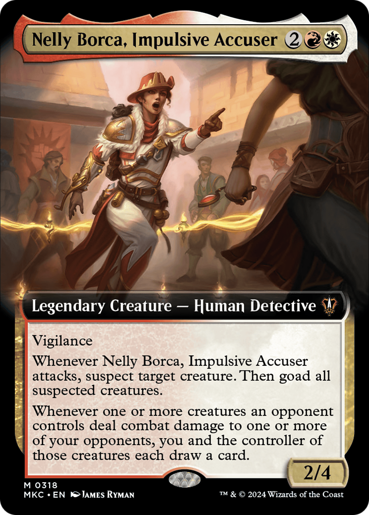 Nelly Borca, Impulsive Accuser (Extended Art) [Murders at Karlov Manor Commander] | Silver Goblin