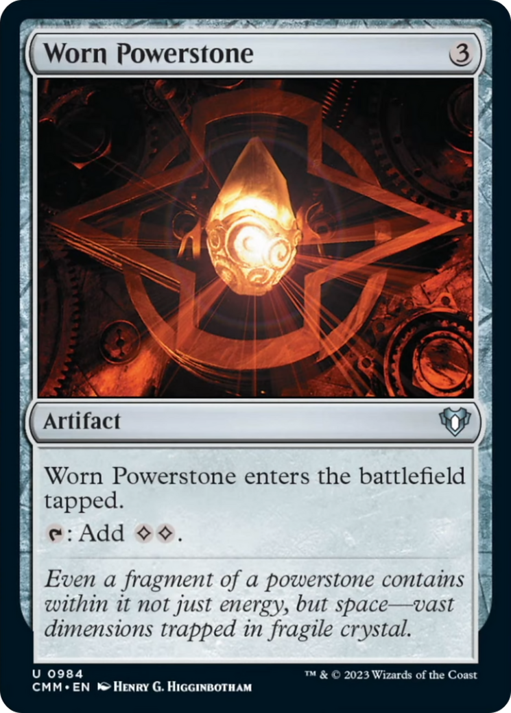 Worn Powerstone [Commander Masters] | Silver Goblin