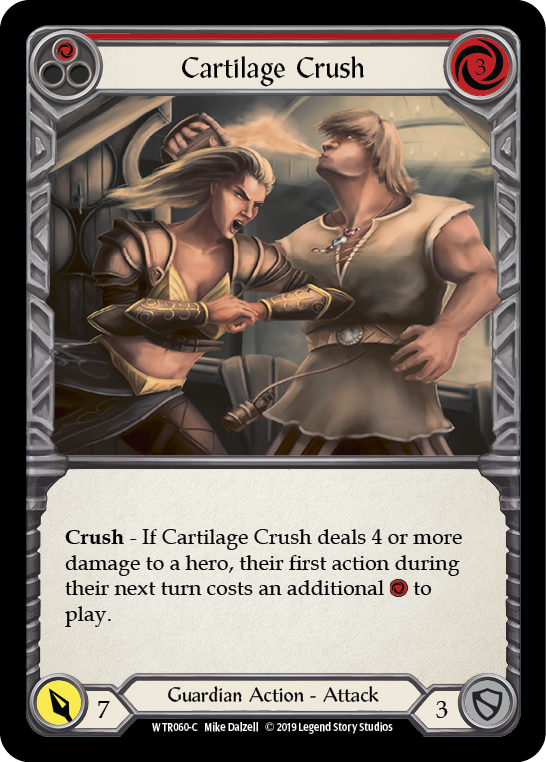 Cartilage Crush (Red) 1st Edition  (WTR060) - Welcome to Rathe | Silver Goblin