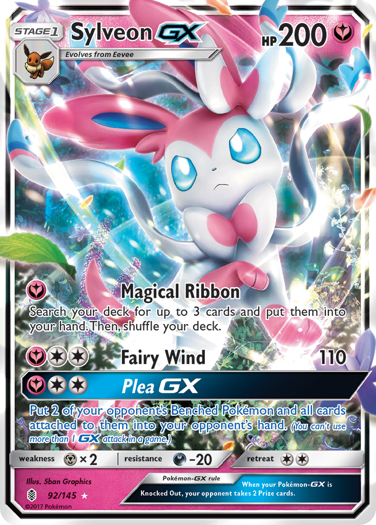 Sylveon GX (92/145) [Sun & Moon: Guardians Rising] | Silver Goblin