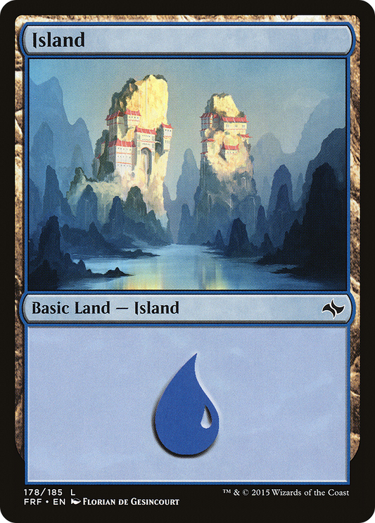 Island (178) [Fate Reforged] Foil