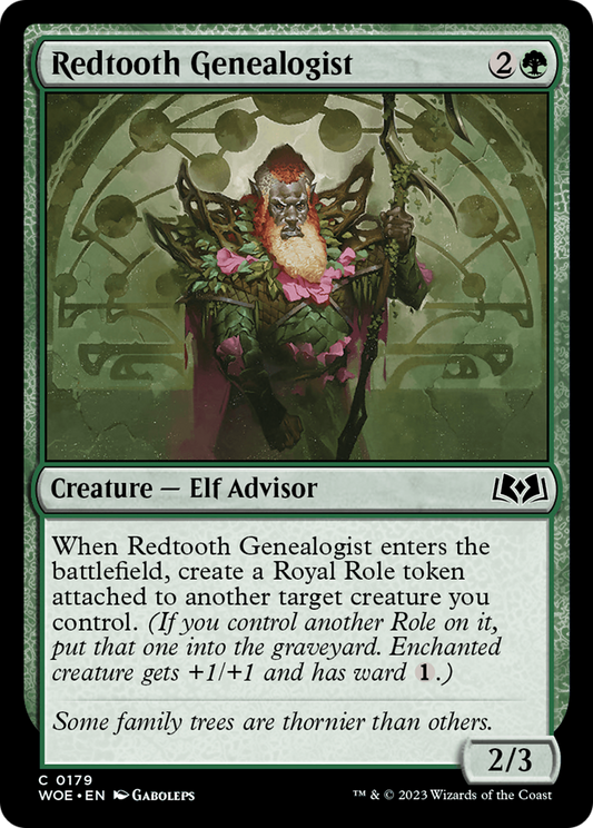 Redtooth Genealogist [Wilds of Eldraine] Foil