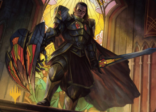 Benalish Sleeper Art Card (Gold-Stamped Signature) [Dominaria United Art Series]