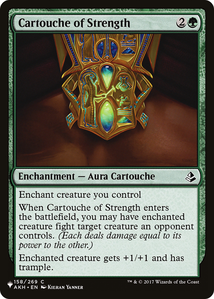 Cartouche of Strength [The List] | Silver Goblin