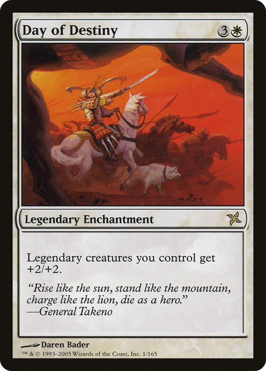 Day of Destiny [Betrayers of Kamigawa] Foil