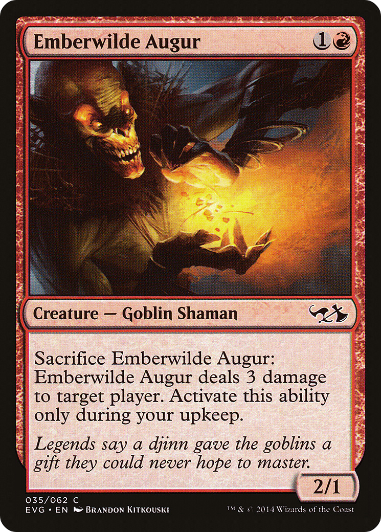 Emberwilde Augur (Elves vs. Goblins) [Duel Decks Anthology] | Silver Goblin