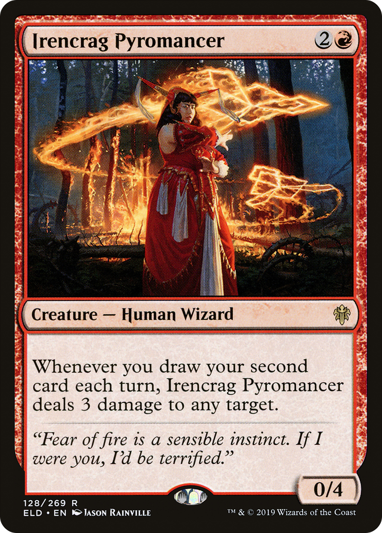 Irencrag Pyromancer [Throne of Eldraine] | Silver Goblin