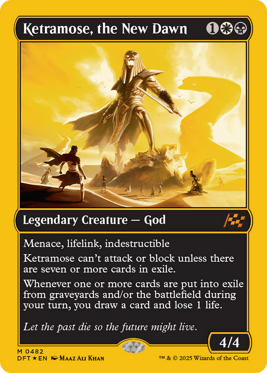 Ketramose, the New Dawn (First-Place Foil) Foil (482) - Aetherdrift