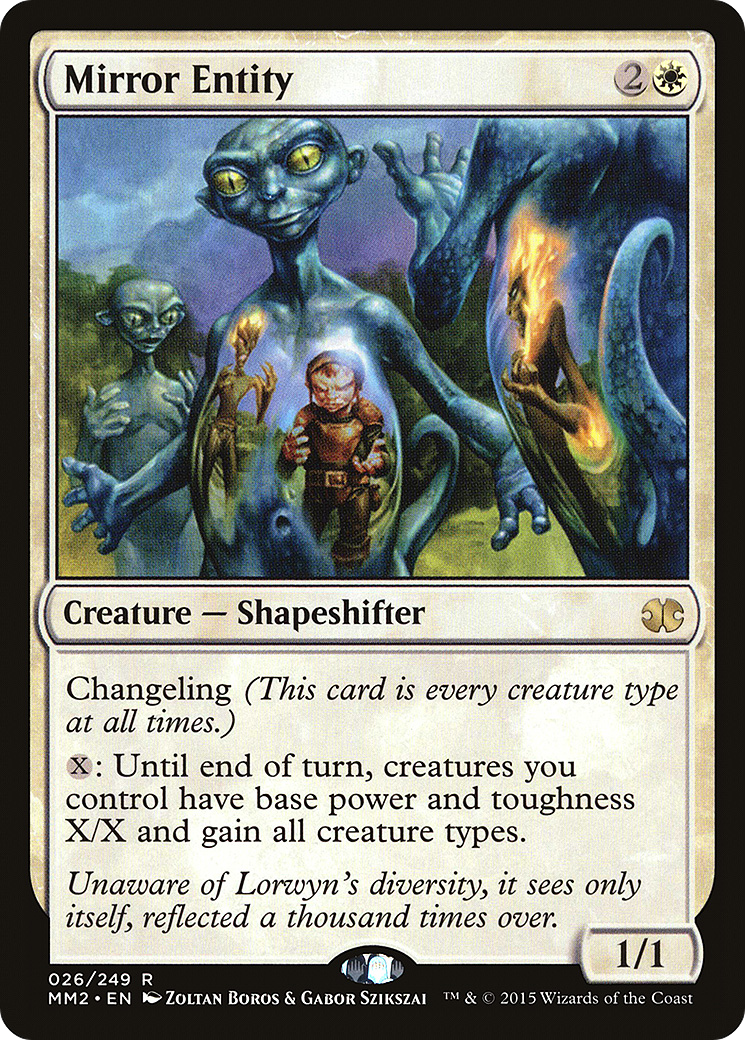 Mirror Entity [Modern Masters 2015] | Silver Goblin