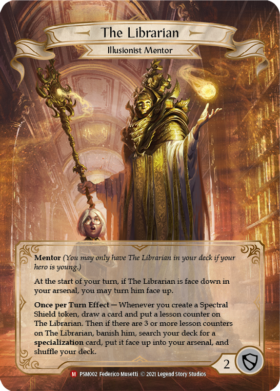 The Librarian [PSM002] (Monarch Prism Blitz Deck) | Silver Goblin