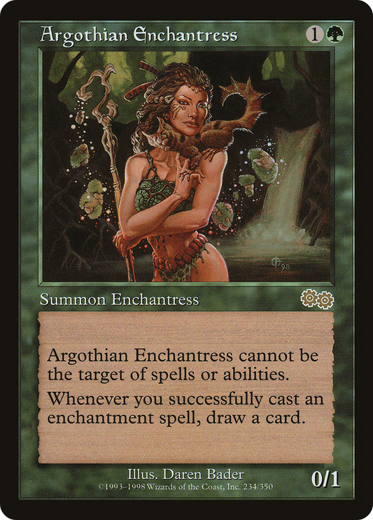 Argothian Enchantress [Urza's Saga]