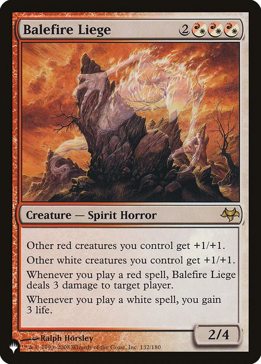 Balefire Liege [The List] Foil