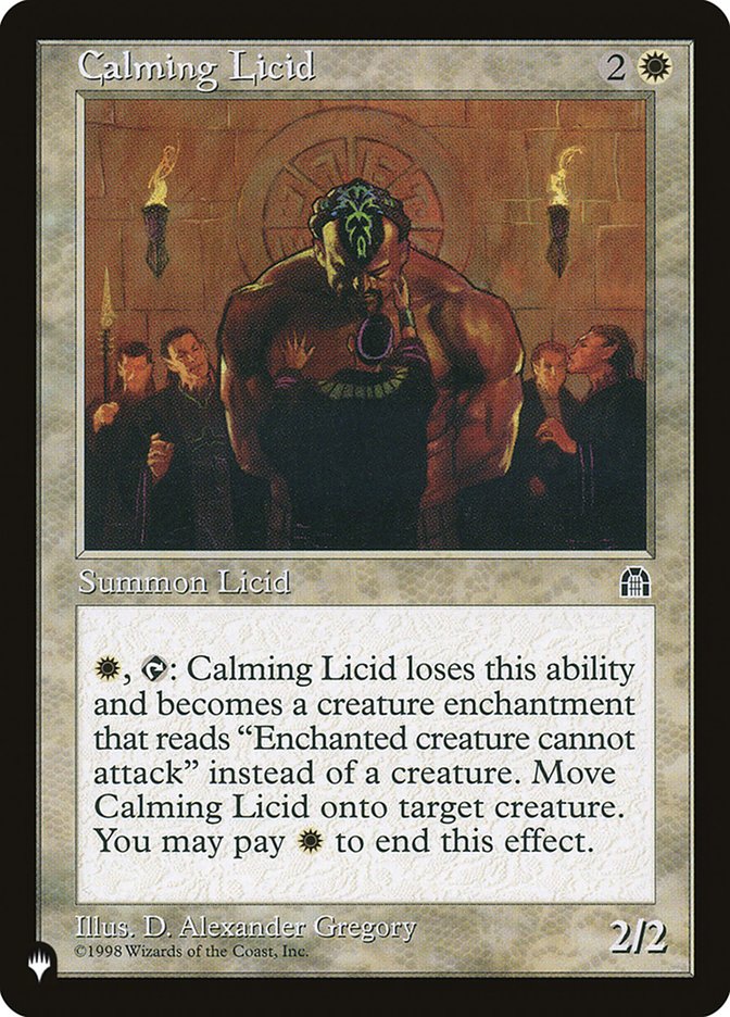 Calming Licid [The List] | Silver Goblin