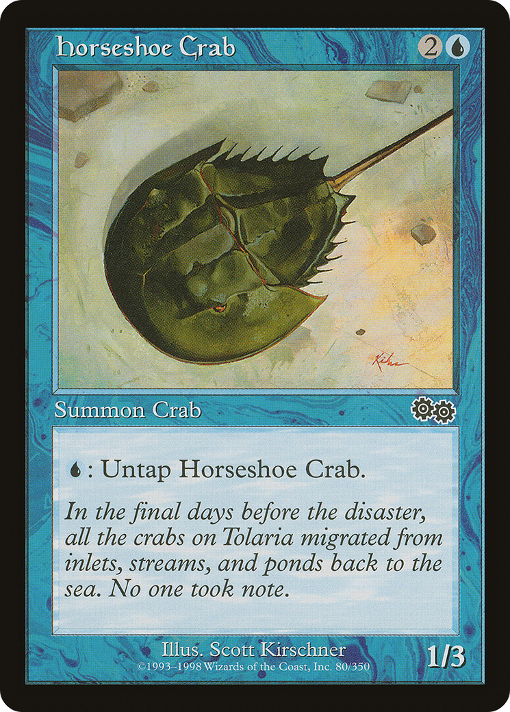 Horseshoe Crab [Urza's Saga] | Silver Goblin