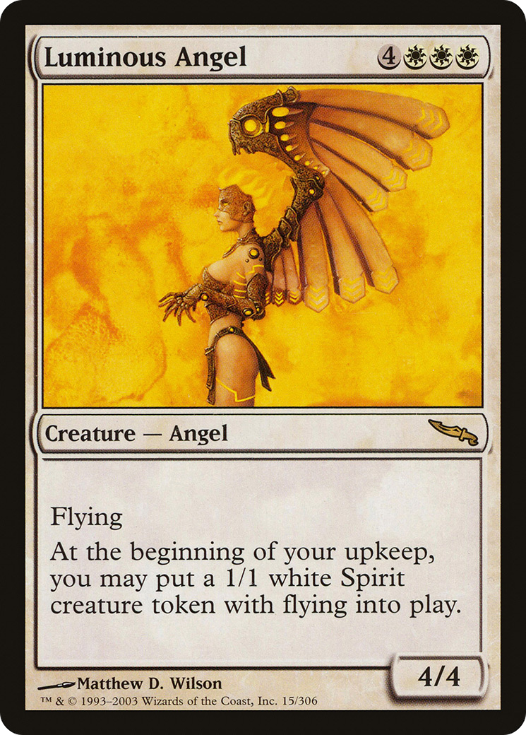 Luminous Angel [Mirrodin] | Silver Goblin