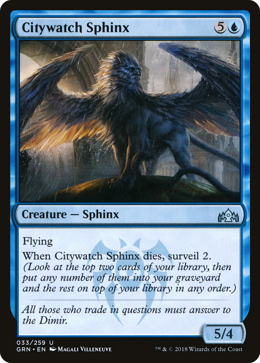 Citywatch Sphinx [Guilds of Ravnica] Foil