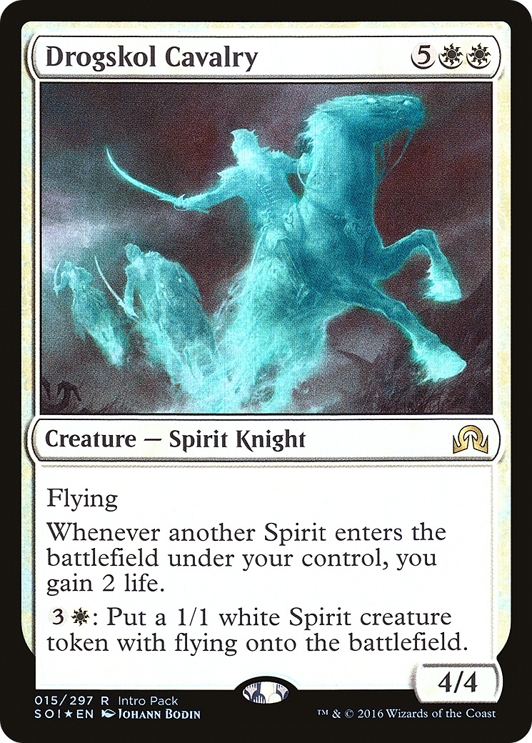 Drogskol Cavalry (Intro Pack) [Shadows over Innistrad Promos]