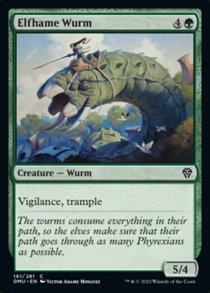 Elfhame Wurm [Dominaria United] | Silver Goblin