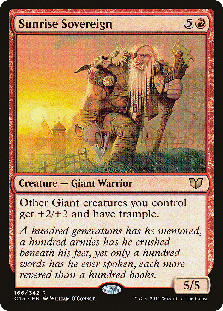 Sunrise Sovereign [Commander 2015] | Silver Goblin