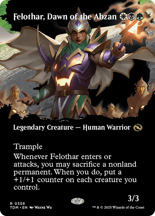 Felothar, Dawn of the Abzan (Borderless) (358) - Tarkir: Dragonstorm