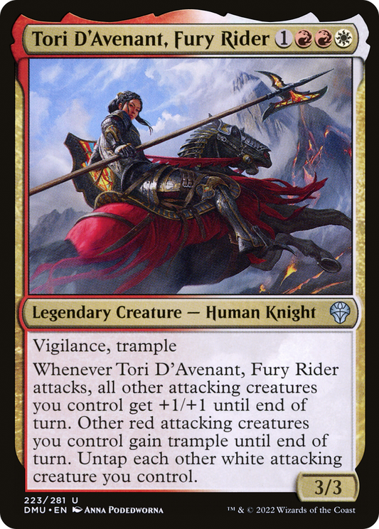 Tori D'Avenant, Fury Rider [Dominaria United]