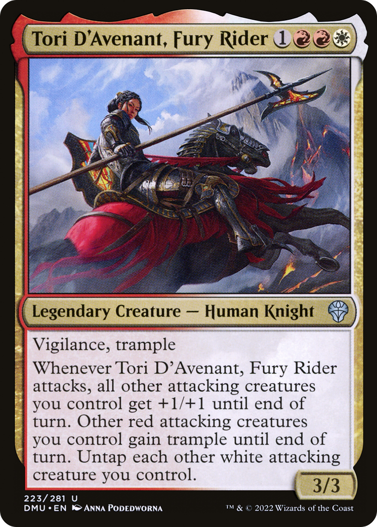 Tori D'Avenant, Fury Rider [Dominaria United] | Silver Goblin