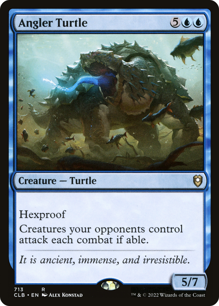 Angler Turtle [Commander Legends: Battle for Baldur's Gate]