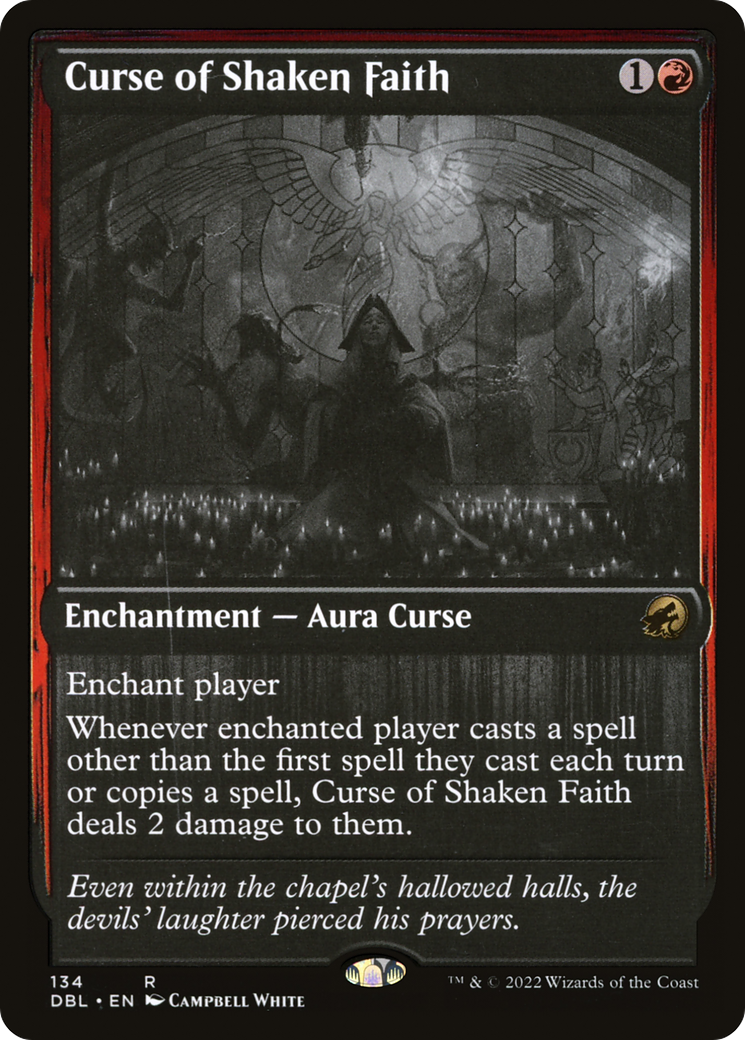 Curse of Shaken Faith [Innistrad: Double Feature] | Silver Goblin