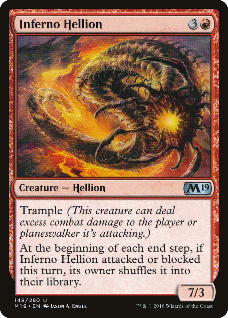 Inferno Hellion [Core Set 2019] | Silver Goblin