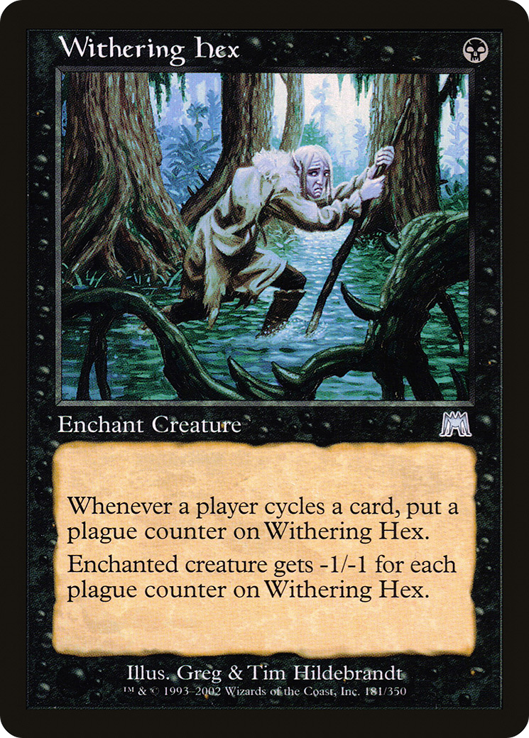 Withering Hex [Onslaught] Foil