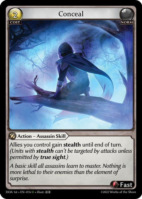 Conceal (076) [Dawn of Ashes: 1st Edition] Foil
