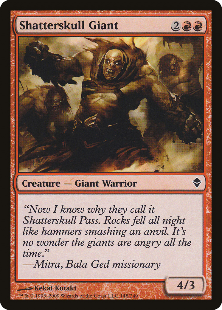 Shatterskull Giant [Zendikar] | Silver Goblin