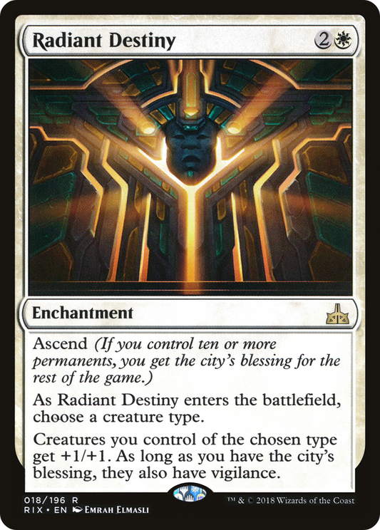 Radiant Destiny [Rivals of Ixalan] Foil