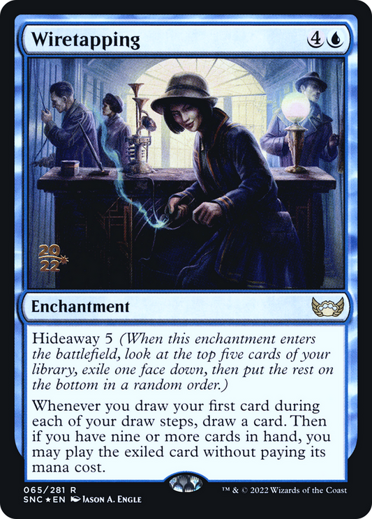 Wiretapping [Streets of New Capenna Prerelease Promos]