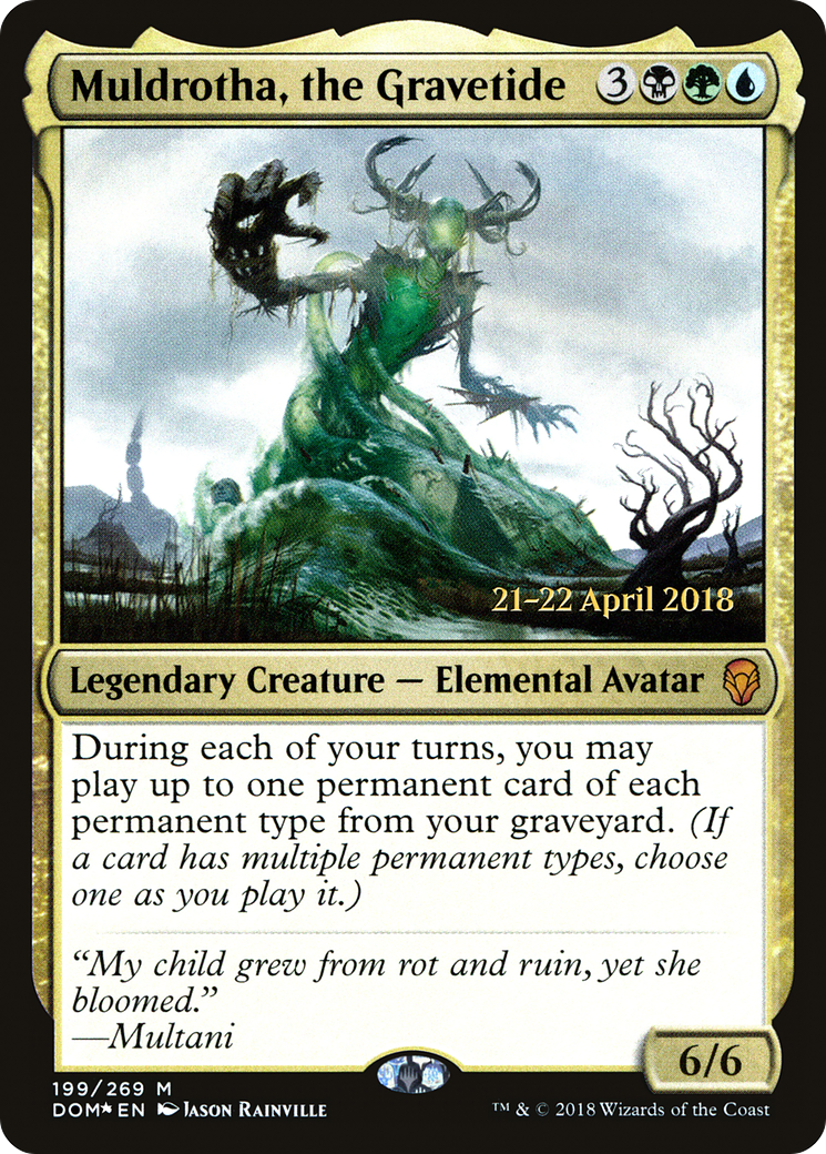 Muldrotha, the Gravetide [Dominaria Prerelease Promos] | Silver Goblin