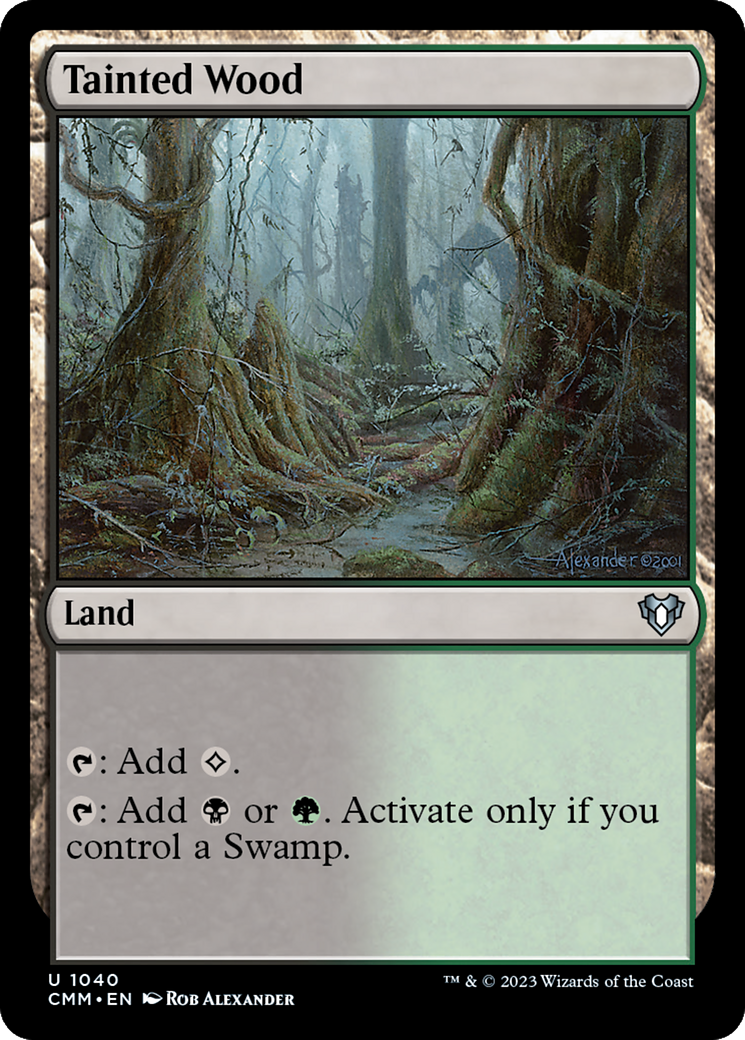Tainted Wood [Commander Masters] | Silver Goblin
