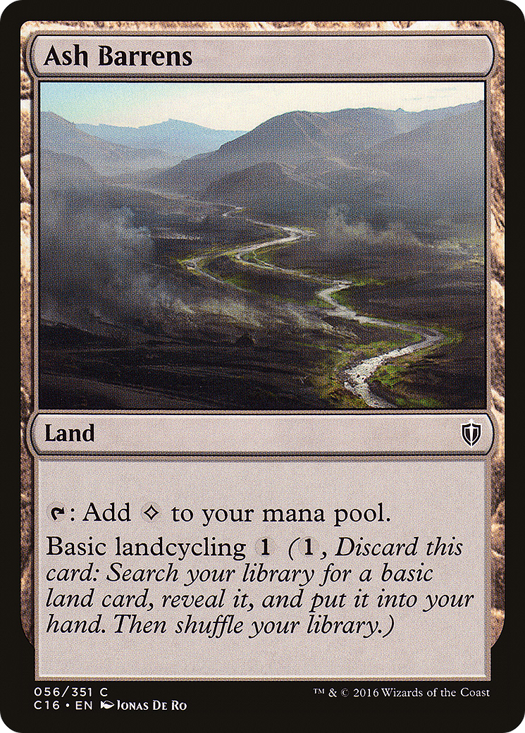 Ash Barrens [Commander 2016] | Silver Goblin