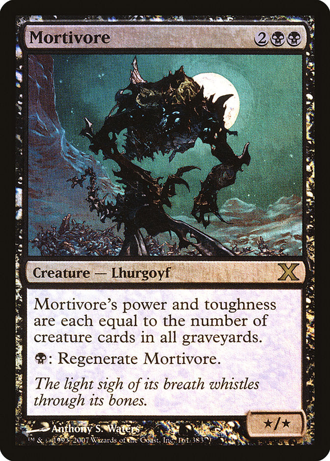 Mortivore (Premium Foil) [Tenth Edition] | Silver Goblin