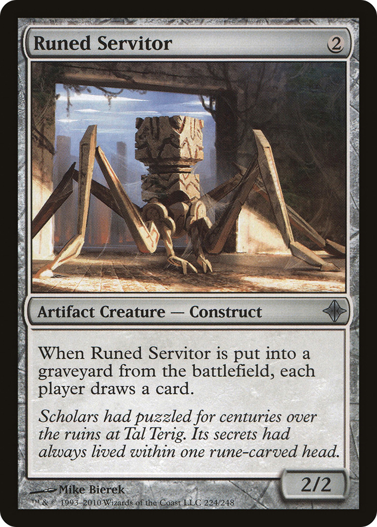 Runed Servitor [Rise of the Eldrazi] | Silver Goblin