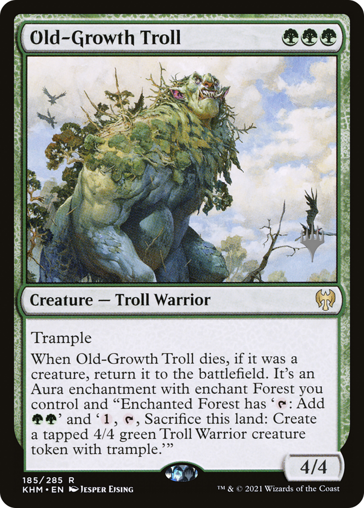 Old-Growth Troll (Promo Pack) [Kaldheim Promos] | Silver Goblin