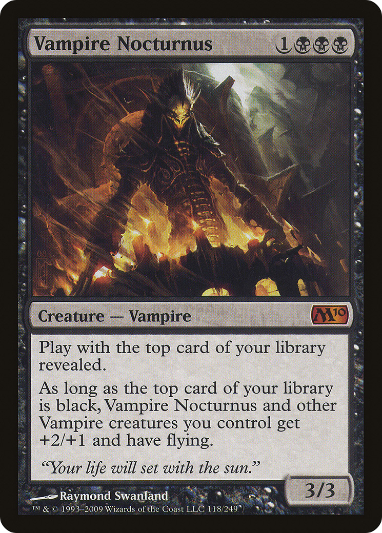 Vampire Nocturnus [Magic 2010] | Silver Goblin