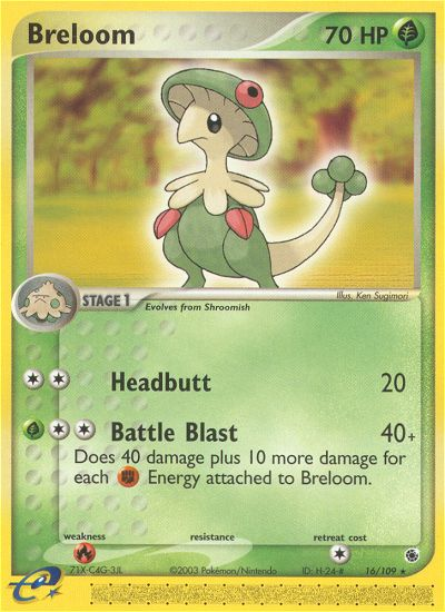 Breloom (16/109) [EX: Ruby & Sapphire] | Silver Goblin