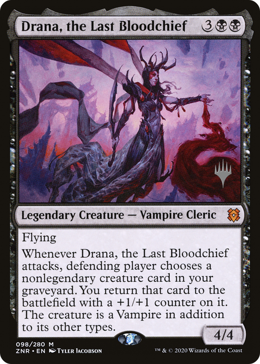 Drana, the Last Bloodchief (Promo Pack) [Zendikar Rising Promos]