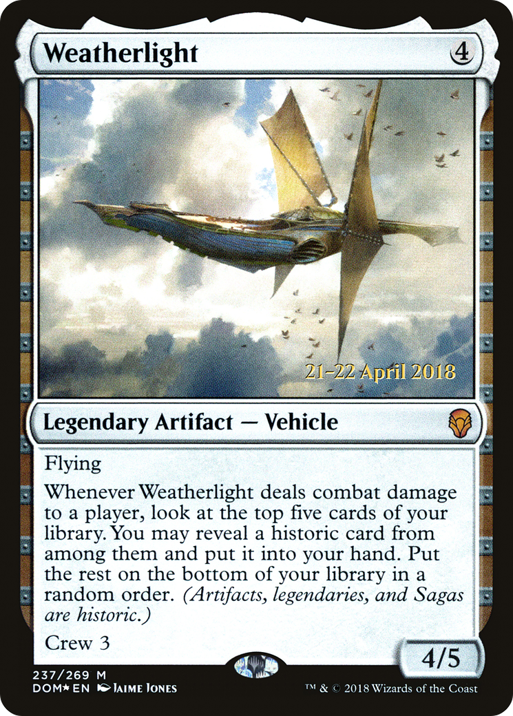 Weatherlight [Dominaria Prerelease Promos] | Silver Goblin