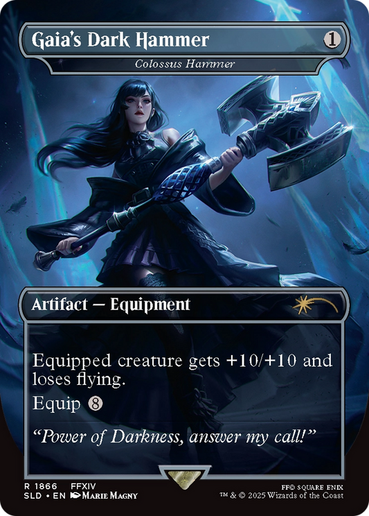 Colossus Hammer (Gaia's Dark Hammer) (1866) - Secret Lair Drop