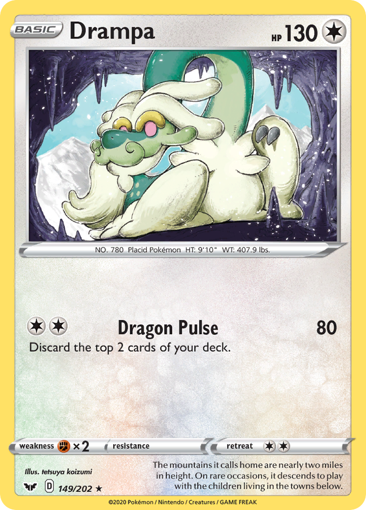 Drampa (149/202) [Sword & Shield: Base Set] | Silver Goblin