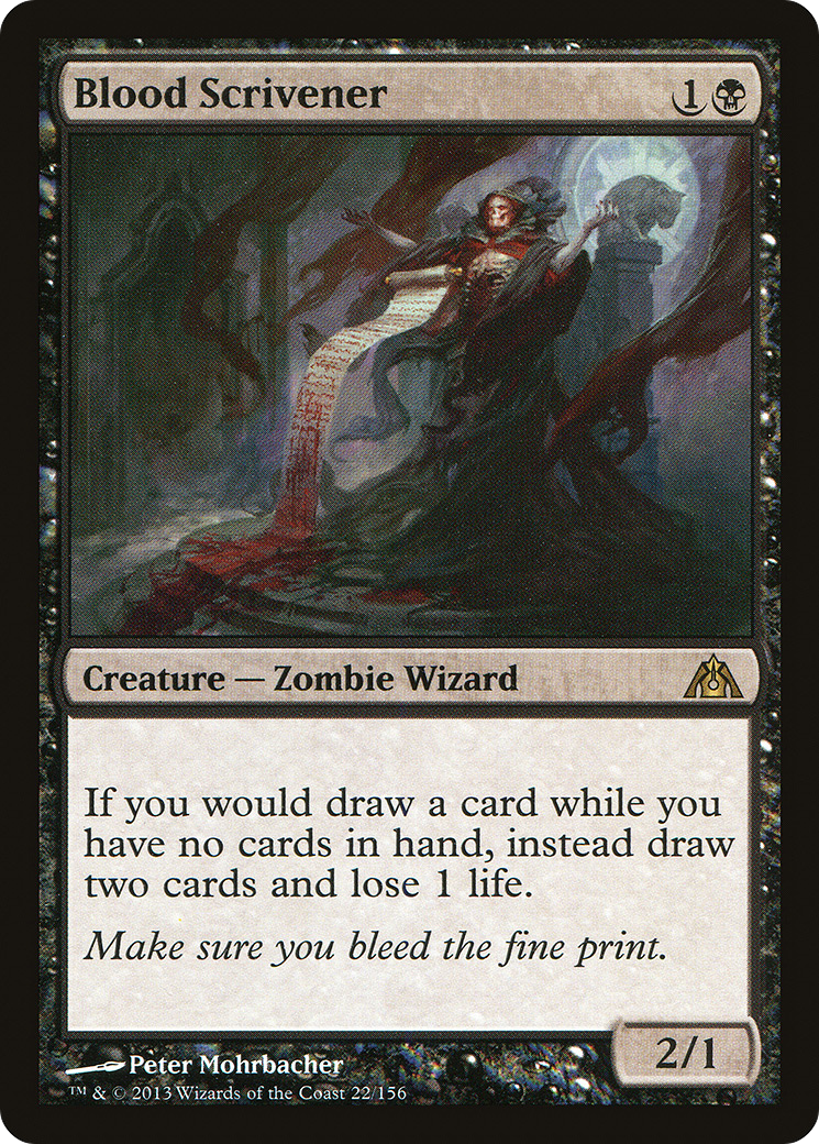 Blood Scrivener [Dragon's Maze] Foil