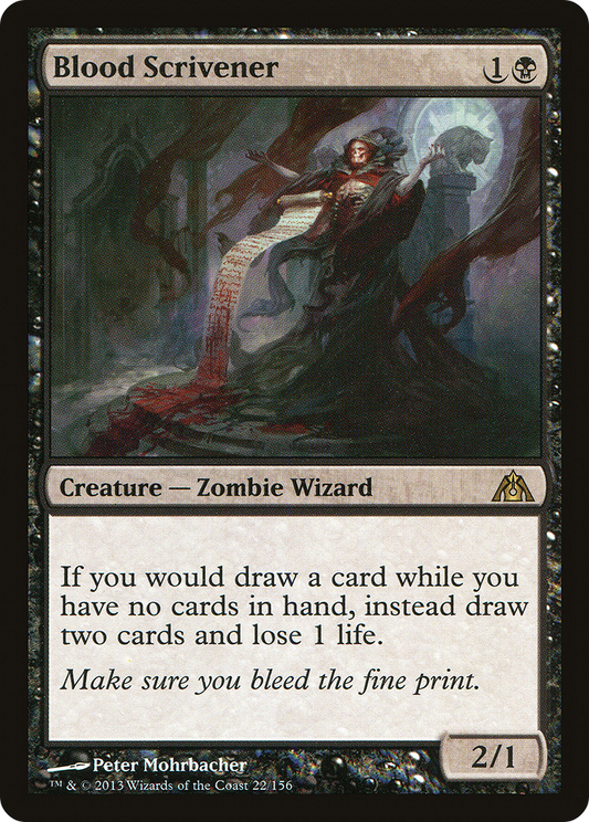 Blood Scrivener [Dragon's Maze] Foil