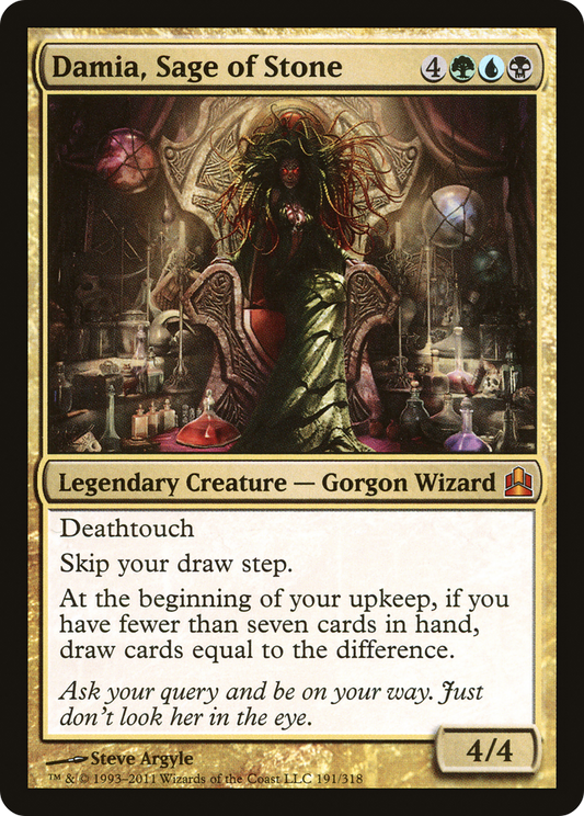Damia, Sage of Stone [Commander 2011]